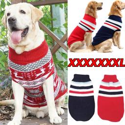 Camisola de gola alta para cães, Camisola de malha para cachorro grande, Camisola de Natal para Pet, Cães extra grandes, Meninos e meninas, frio, tamanho grande - Image 1
