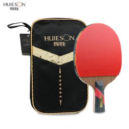 (1 peça) raquete de tênis de mesa Huieson 5/6 estrelas raquete de treinamento de alta elasticidade raquete de ping-pongue - Image 2