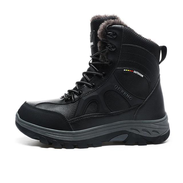 QIFENG Botas Masculinas Caminhada Impermeáveis Antiderrapantes Plus Size 47