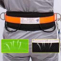 High-Altitude Work Harness, único cinto de segurança cintura, Outdoor Escalada Formação, Eletricista Construção Corda de Segurança Protetora - Image 5