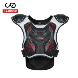 BARBOK-Colete de armadura para crianças, proteção motocross, universal, reflexivo noturno, equitação infantil - Image 1