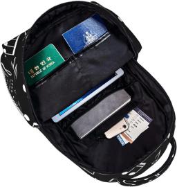 Piano Music Note Mochila para Homens e Mulheres, Mochilas de Computador, Viagem, Caminhada, Camping, Mochila, Mochila, Moda - Image 5