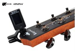 Joyo afinador de guitarra baixo afinador mini lcd clip-on 360 graus rotativo clipe sintonizador para guitarra cromática baixo violino ukulele - Image 2