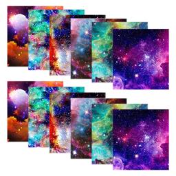 Folha de transferência de tinta infusível galaxy, sublimação, impressão de vinil, canecas, camisetas, bolsas, porta-copos, chaveiros, decoração diy para corte - Image 1