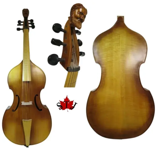 Música Barroca: Maestro de Viola da Gamba de 6 Cordas em Estado Impecável - Modelo 29 "1/2 - #7811"