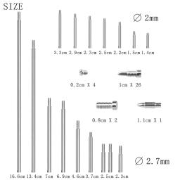 Conjunto de ferramentas de reparo de saxofone alto, 49 peças, peças de manutenção, acessórios de substituição de saxofone alto, peças de instrumento musical de sopro - Image 6