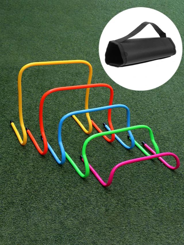 Acessórios de Treinamento de Futebol: Transportadoras, Obstáculos, Barreiras, Conjunto de Agilidade e Envoltório de Recipiente