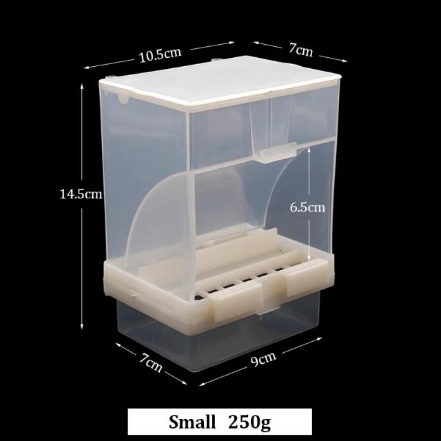 Alimentador Automático para Pássaros de Estimação com Prevenção de Respingo, Ideal para Papagaios e Estrelas de Tigre