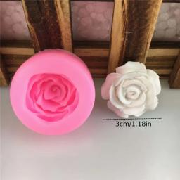 Molde de silicone 3d em forma de rosa, flor, flor, para bolo, fondant, sabão, cupcake, doces, chocolate, geléia, decoração, ferramenta de cozimento - Image 2