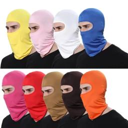 Balaclava máscara facial completa capuz ao ar livre motocicleta bandana ciclismo caça chapéu proteção uv multi aplicações acessórios - Image 1