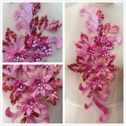 3D Bordado Laço Material Colorido, vestidos De Noiva, Trajes De Desempenho De Palco, Artesanato Decorativo, DIY Costura, 18 Cores - Image 2