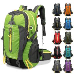 Mochila de Viagem Resistente à Água para Homens e Mulheres, Acampamento ao Ar Livre, Caminhadas, Mochila para Laptop, Trekking, Escalada, Bolsa Esportiva, 40L - Image 1