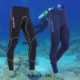 Calças de mergulho masculinas 2mm calças de mergulho de neoprene calças de surf para mergulho inverno natação - Image 2