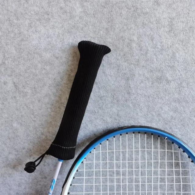 Protetor Elástico Antiderrapante para Raquete de Badminton e Tênis com Tampa Colorida para Melhor Aderência