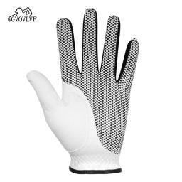 Luva de golfe para homens dedo cheio luva de golfe durável mão esquerda direita todos os climas luva de golfe antiderrapante flexível presente para golfista - Image 2