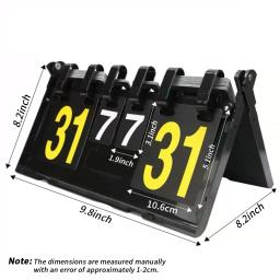 Placar de 4 dígitos para a competição esportiva, voleibol, basquetebol, futebol, exercício indoor, decoração - Image 6