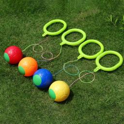 Tornozelo colorido pulando bola para crianças, brinquedo fitness para crianças, jogo de exercícios hip-hop - Image 2