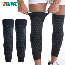 Manga De Perna De Compressão Acolchoada, Equipamento De Proteção De Esportes De Coxa, Suporte De Canela Para Vôlei De Futebol E Futebol, 1 Pc, 2Pcs - Image 1