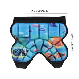 Equipamento de proteção para esportes de esqui infantil, patinação de rolo Hip Pad, calças anti-queda para crianças, skate butt pad - Image 6