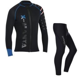 Dive & Sail-Fato de mergulho de manga comprida masculino, mergulho, surf, fatos de mergulho, casacos e calças 3mm - Image 1