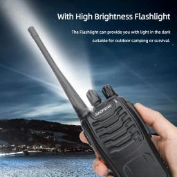 Baofeng BF 888S Long Range Walkie Talkie, Transceptor de rádio em dois sentidos para caça e hotel, UHF 400, 470MHz, 1 2 Pcs - Image 5