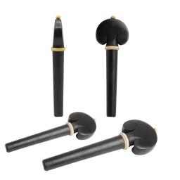 IRIN-Violoncelo De Madeira Maciça Pegs, Ebony Tuning Shaft, Acessórios De Instrumentos Musicais De Cordas, Reparação De Violino, Ferramentas De Manutenção, Peças, 4pcs - Image 3