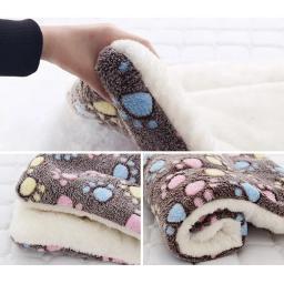 Cobertor de flanela macia para cães pequenos e médios, Pet Sleeping Mat, Almofada de cachorro engrossar, sofá gatinho, Pet Supplies, inverno - Image 3