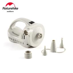 Naturehike-Bomba de ar elétrica portátil para barraca de acampamento ao ar livre, colchão inflável, sofá travesseiro com 3 bicos, 4KPA, 2000mAh - Image 1