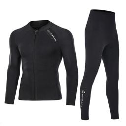 Terno de mergulho neopreno para homens e mulheres, jaqueta wetsuit, surf snorkeling, pesca submarina, pesca submarina, equipamento de kitesurf, 2mm, 3mm - Image 1