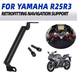Suporte de telefone inteligente para YAMAHA, suporte de navegação GPS à prova de vento, acessórios para motocicletas, YZF R3, R25, YZFR3, YZFR25, 2019-2023 - Image 2