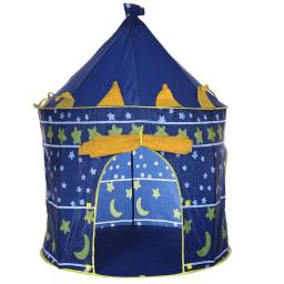 Fácil grande crianças presentes jogar ao ar livre tendas de brinquedo portátil tipi príncipe dobrável tenda crianças menino castelo cubby jogar casa th0024 - Image 3