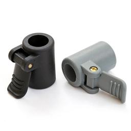 20 pçs barraca de acampamento toldo pólo ajustador braçadeira aperto 16mm a 19mm acessórios da barraca pólo conector botões antiderrapantes peças novo - Image 5