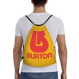 Burton snowboard mochilas esportivas multi-função portátil cordão pacote bolso sapatos saco sacos de livro para homem mulher estudantes - Image 1