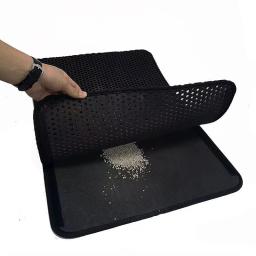 Dupla camada EVA Cat Litter Pad, Filtro de bacia de areia antiderrapante impermeável, Tapete de colchão lavável do cão do gatinho, Pet Clean Supplies - Image 6
