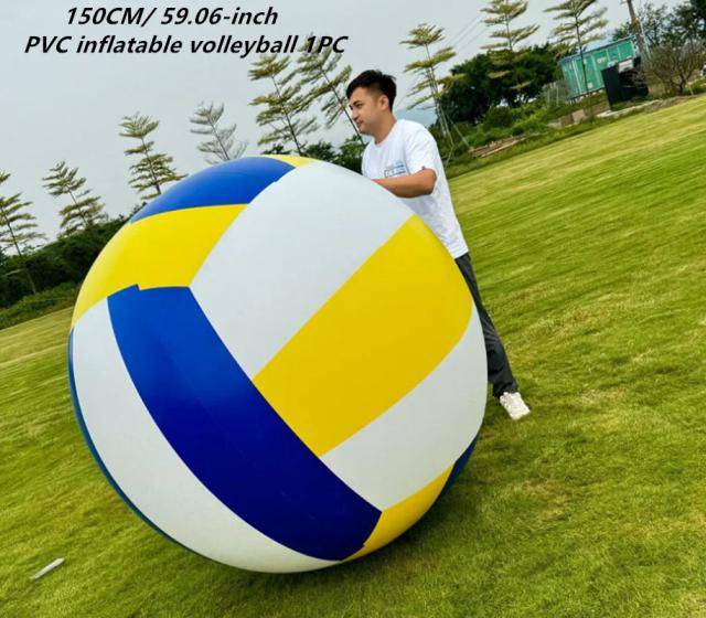 Bola de Praia Inflável Gigante PVC 200cm Brinquedo Divertido para Piscina e Festa