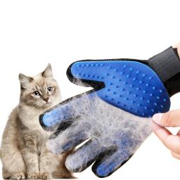 Silicone Pet Grooming Luva para gatos Escova de cabelo Pente Limpeza Deshedding Produtos Animais para Cat Dog Remoção Hairbrush para Animais - Image 1
