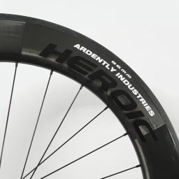 Ardently 700c conjunto de rodas de bicicleta de pista de carbono completo 38/58/86mm de profundidade clincher engrenagem fixa rodas de bicicleta de velocidade única, jantes de superfície ud - Image 6