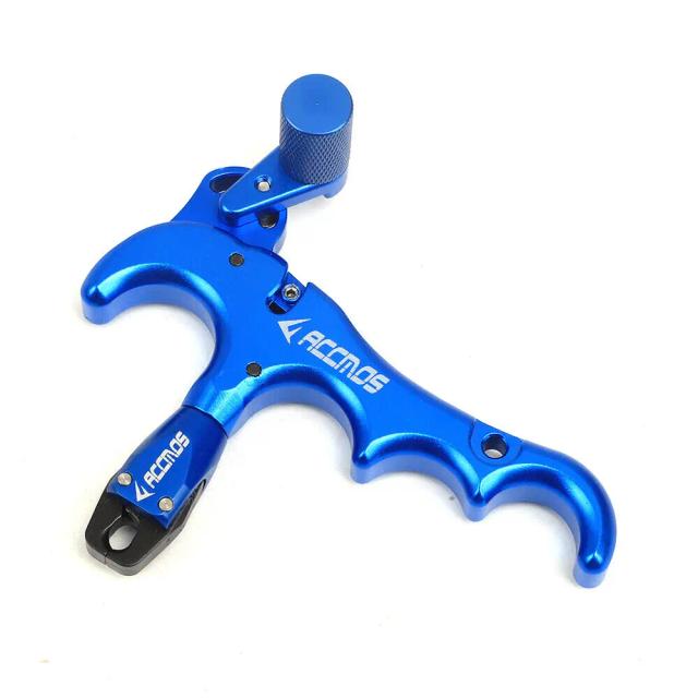 Aluminum Trigger Grip ACCMOS 4 Finger para Arco Composto com Rotação de 360° e Ajuste Personalizado