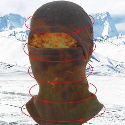 Balaclava de lã térmica para homens e mulheres, máscara facial completa, aquecedor de pescoço, motocicleta, capô de ciclismo, forro, esportes, corrida, inverno, novo - Image 4