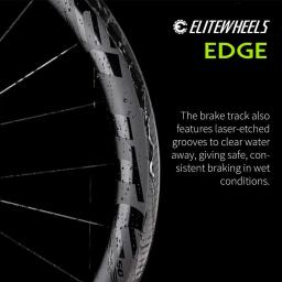 Elitewheels edge aro de carbono freio estrada rodado ultraleve 1291g 40 50mm aro sistema catraca 36t hub asa 20 raios bicicleta rodado - Image 1