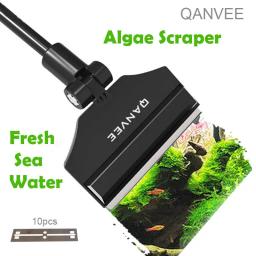 Algas raspador aquarium cleaners cortador completo aquaprint conjunto produto de limpeza do tanque de peixes de água doce para acessório sea fishbowl escova - Image 1