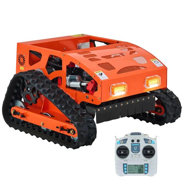 50cm de largura Crawler 45 °   Inclinação 21 polegadas óleo híbrido elétrico controle remoto cortador de grama robótico máquina de corte de grama