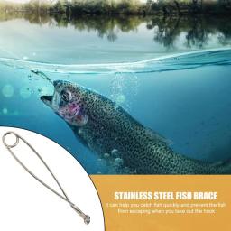 Portátil peixe boca spreader, aço inoxidável pesca Unhooker, Jaw Spreader, dispositivo de desacoplamento, ferramentas abertas - Image 3