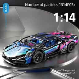 Controle remoto Super Car Building Block Kits para adultos e adolescentes, 42115 carros, escala 1:14, 1314pcs - Image 1