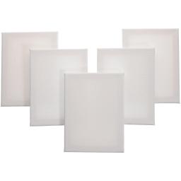 5 peças de lona esticada quadrada em branco telas de algodão para óleos pintura em aquarela lona 8x6 polegadas (20x15 cm) - Image 3