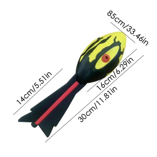 Brinquedo de Futebol Vortex Howler Foam - Uivo Engraçado para Longas Distâncias com Design Exclusivo
