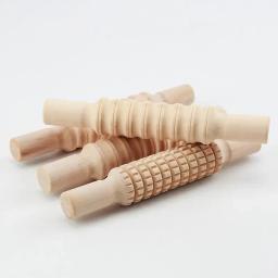 Em relevo Polymer Clay Cerâmica Cerâmica Cerâmica Arte, Rolo Rod Textura Rolling Pin, DIY Baking Tool, Textura De Madeira, Padrão Pressionado - Image 6