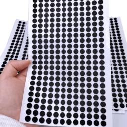 Forma redonda Eva Foam Dot Tape, face única, auto-adesivo, preto, artesanato DIY, escritório, 7mm, 500 Pcs, 1000Pcs - Image 3