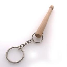 Mini baqueta chaveiro de madeira tambor vara fivela anel chaveiro gadget jóias presentes para o músico aniversário feriado - Image 4