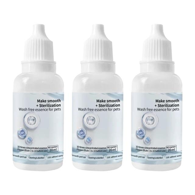 Escova de Vapor para Limpeza e Grooming de Animais com Essência para Pelo - Conjunto de 3 a 5 Peças